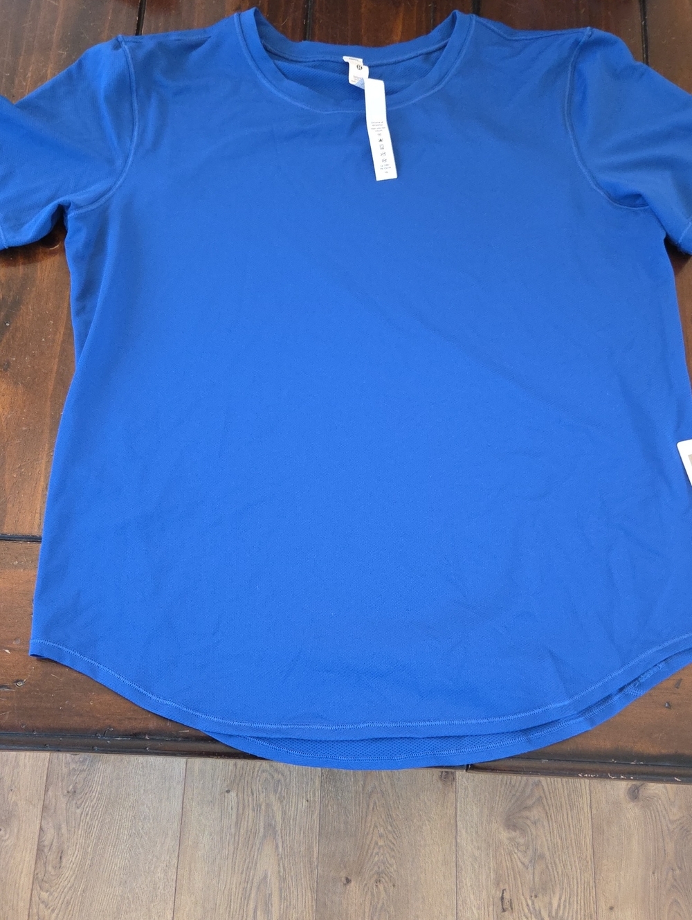 lululemon athletica Short Sleeve Crew Tee in Cobalt Blue